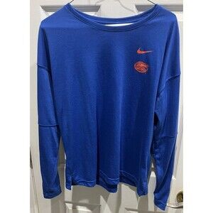 Women's Nike Royal Florida Gators Floral Panel Performance Long Sleeve L